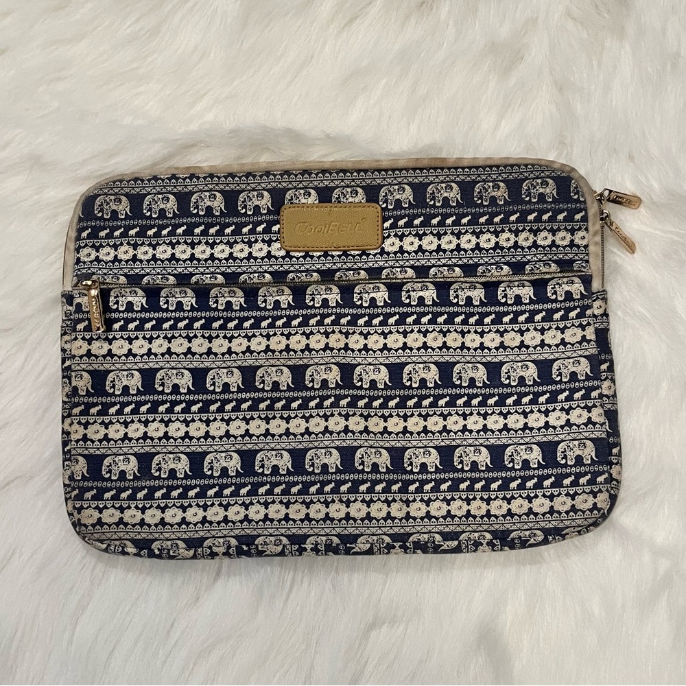 CoolBell Laptop Softshell Case. Colorful Elephant Design. - Picture 5 of 5